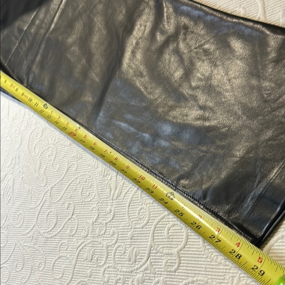 Joie Black Vegan Faux Leather. The Joie Pant. NWT  size 12 - Picture 14 of 15